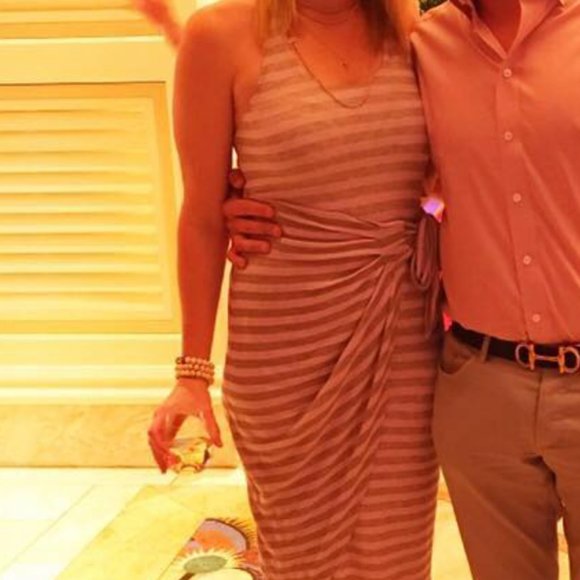 Mara Hoffman Flattering Knit Striped Dress - Picture 7 of 7